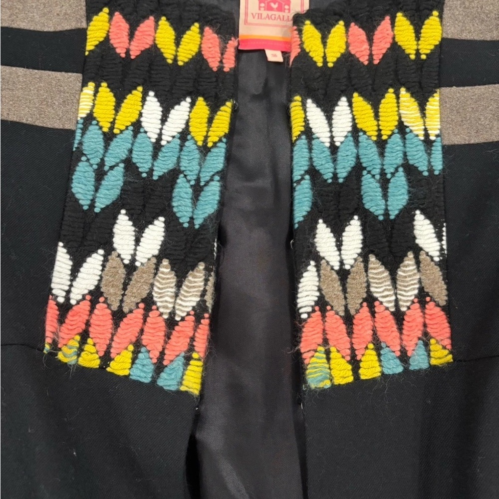 Multicolor Patterned Blazer By Vilagallo Made In … - image 4